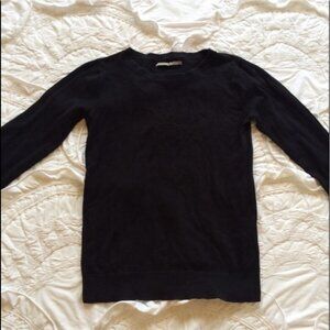 Rubbish Black Long Sleeve Tee – Size Small, Soft & Stretchy Basic